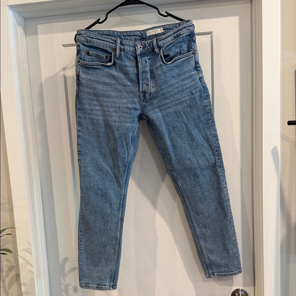 All Saints Light Blue Men’s Jeans - Dean Slim Fit